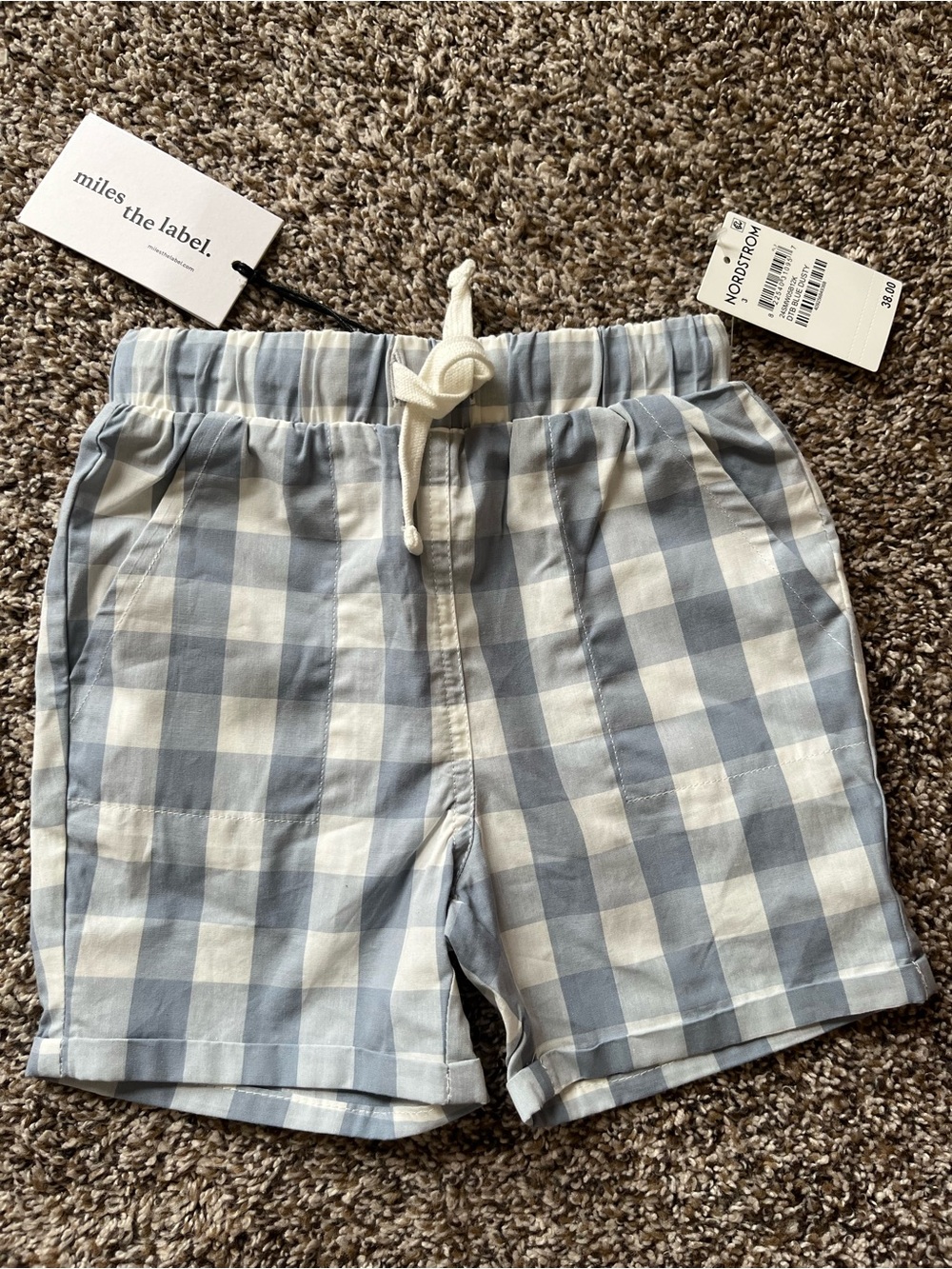 Miles The Label Gingham Shorts